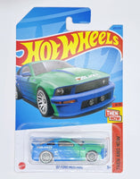 Hot Wheels '07 Ford Mustang Blue Then And Now 4/10 2023