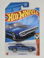 Hot Wheels '71 Plymouth GTX Blue Muscle Mania 7/10 2023