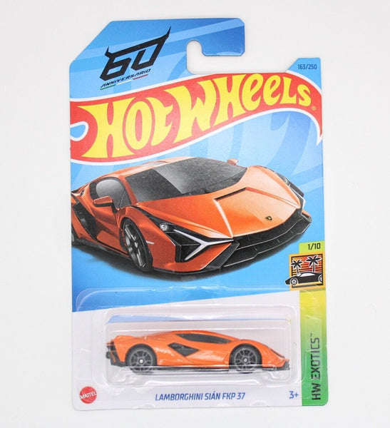 Hot Wheels Lamborghini Sian FKP 37 (Orange) HW Exotics 1/10 2023