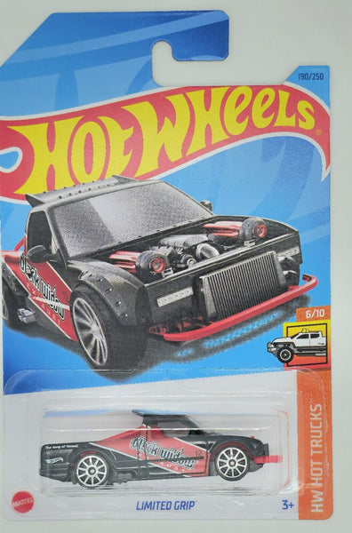 Hot Wheels HW Trucks 6/10 Black & Red Limited Grip 2023