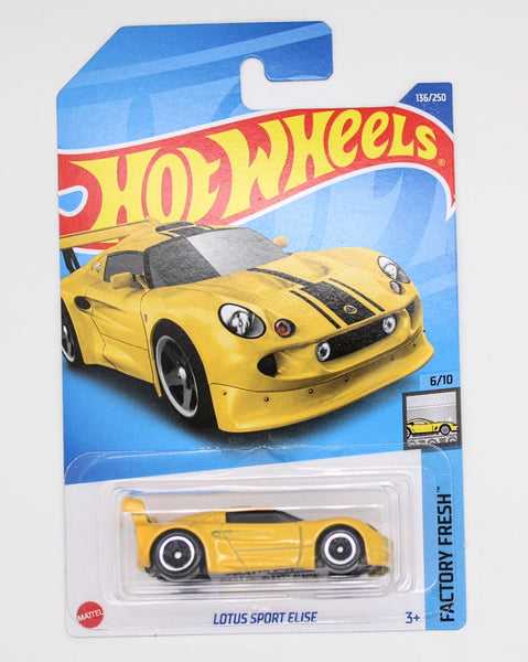 Hot Wheels Lotus Sport Elise (Yellow) 2022 Factory Fresh 6/10