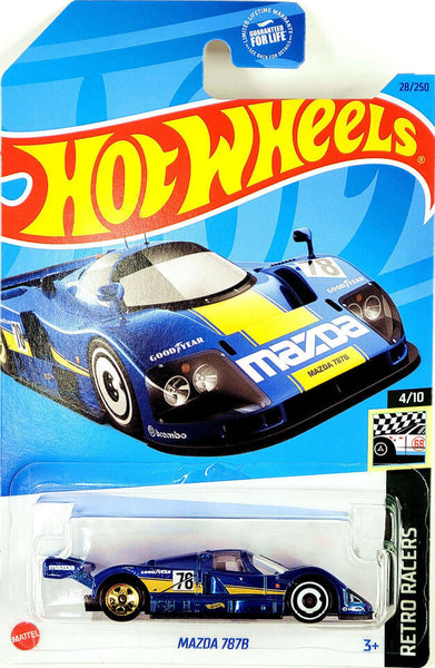 Hot Wheels Mazda 787B (Blue) 2023 Retro Racers 4/10