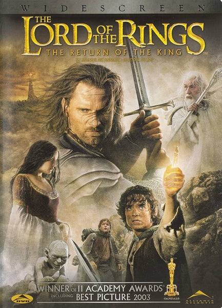 The Lord of The Rings The Return of The King DVD Widescreen